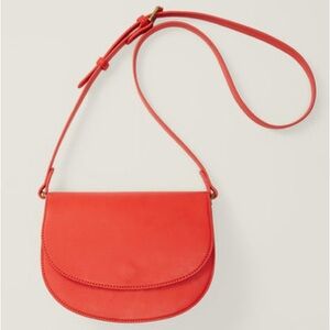 LOFT Crossbody Saddle Bag Red
